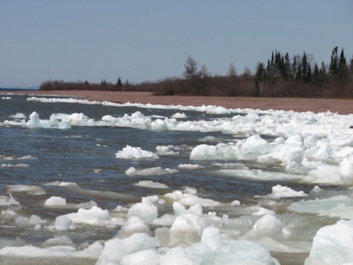 Lake Superior Icebergs